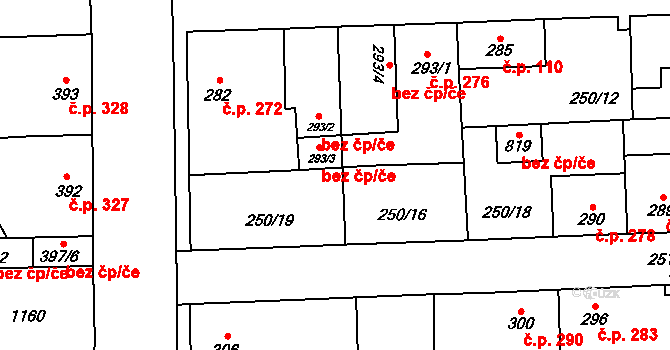 Horní Jelení 38807386 na parcele st. 293/3 v KÚ Horní Jelení, Katastrální mapa