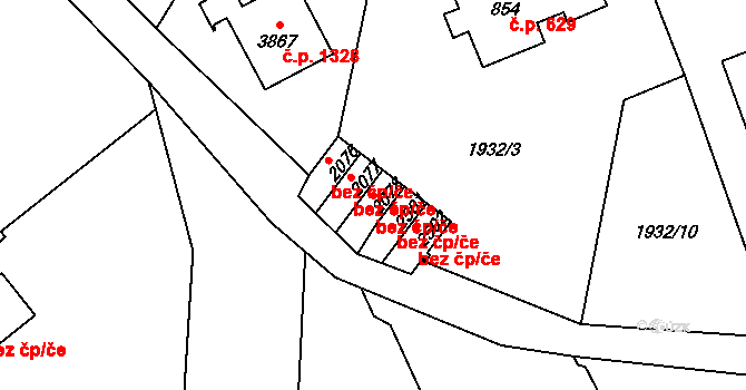 Vrchlabí 39096386 na parcele st. 2078 v KÚ Vrchlabí, Katastrální mapa