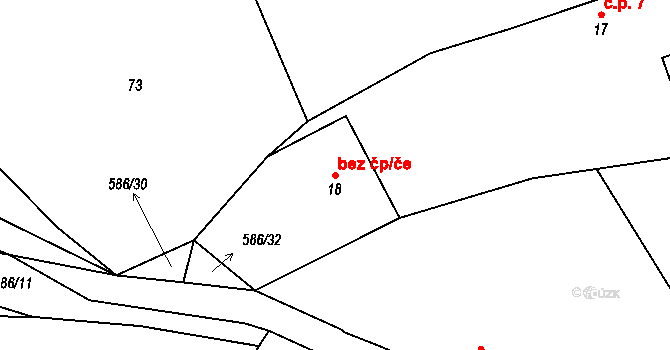 Mileč 47057386 na parcele st. 18 v KÚ Mileč, Katastrální mapa