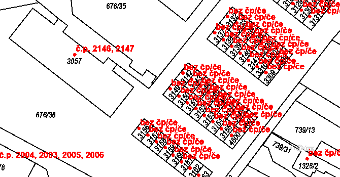 Dvůr Králové nad Labem 48591386 na parcele st. 3149 v KÚ Dvůr Králové nad Labem, Katastrální mapa