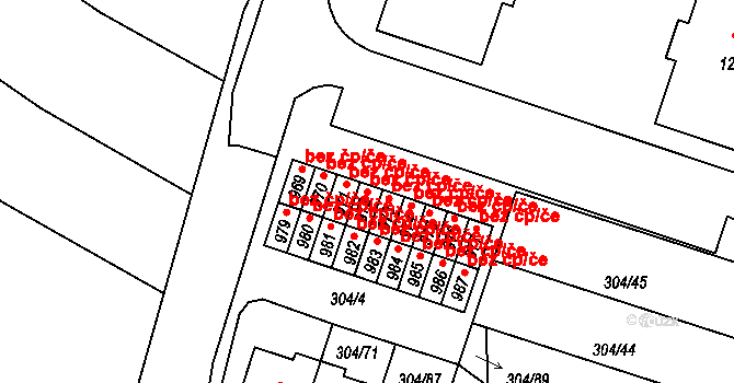 Kardašova Řečice 43087388 na parcele st. 972 v KÚ Kardašova Řečice, Katastrální mapa