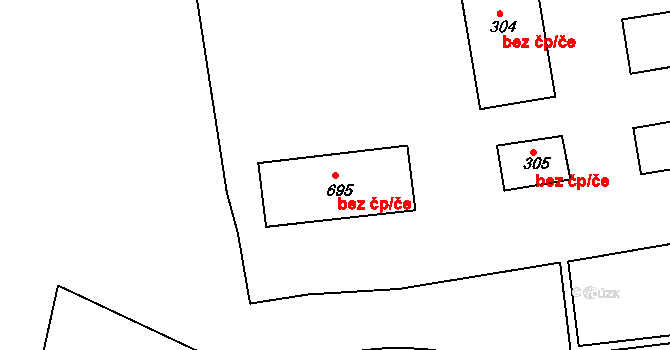 Prachovice 288, Katastrální mapa
