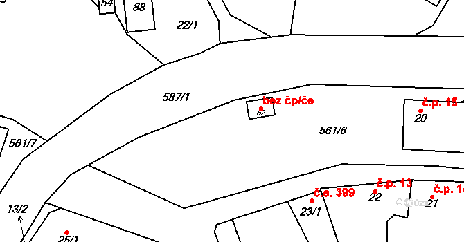 Skočova Lhota 135, Malá Roudka, Katastrální mapa