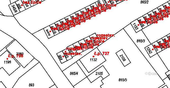 Rotava 49102389 na parcele st. 980 v KÚ Rotava, Katastrální mapa
