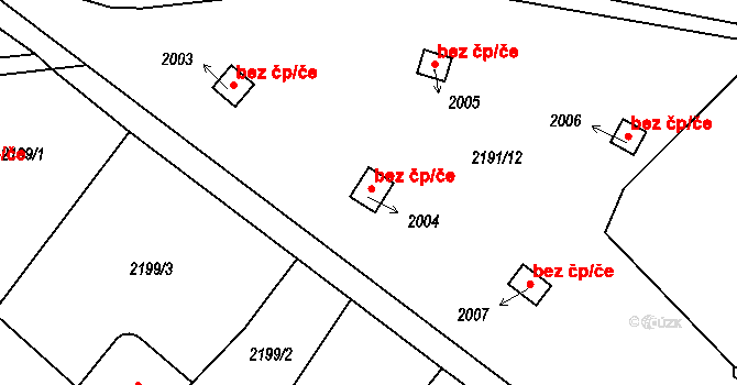 Jáchymov 41310390 na parcele st. 2004 v KÚ Jáchymov, Katastrální mapa