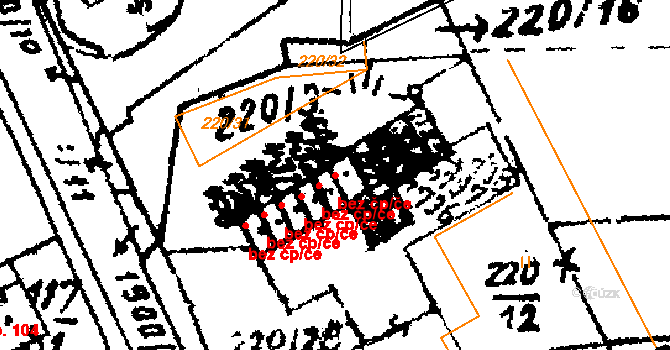 Trhová Kamenice 43815391 na parcele st. 644 v KÚ Trhová Kamenice, Katastrální mapa