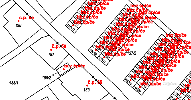 Liberec 47003391 na parcele st. 1137/22 v KÚ Ruprechtice, Katastrální mapa