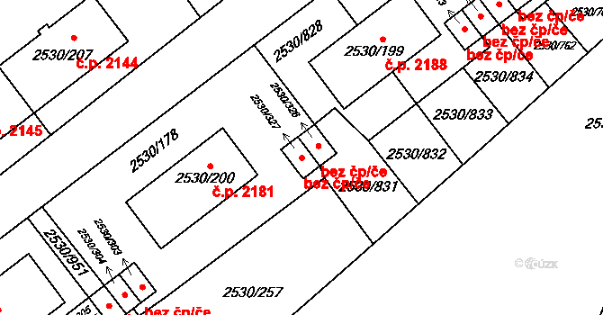 Opava 48117391 na parcele st. 2530/327 v KÚ Opava-Předměstí, Katastrální mapa