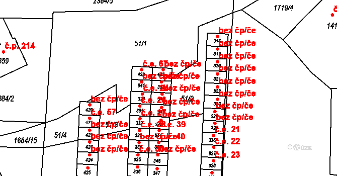 Lubenec 25, Katastrální mapa