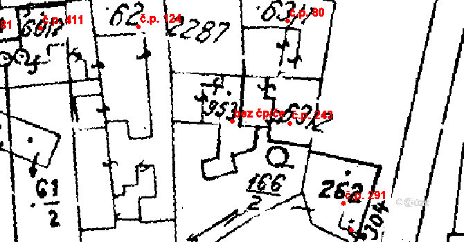 Luleč 92491391 na parcele st. 953 v KÚ Luleč, Katastrální mapa