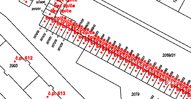 Krnov 39531392 na parcele st. 2044 v KÚ Krnov-Horní Předměstí, Katastrální mapa