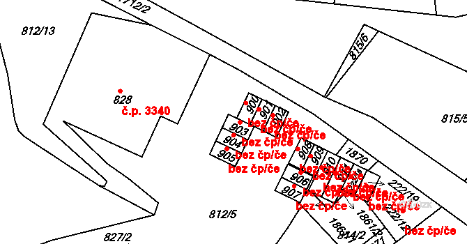 Jablonec nad Nisou 44211392 na parcele st. 903 v KÚ Jablonecké Paseky, Katastrální mapa