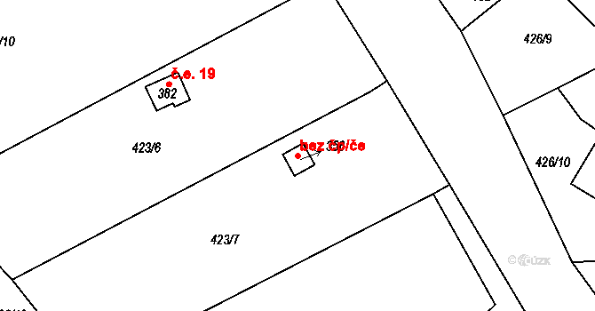 Jeníkov 48536393 na parcele st. 358 v KÚ Oldřichov u Duchcova, Katastrální mapa
