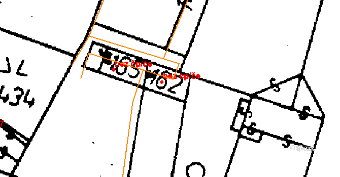 Kácov 38257394 na parcele st. 162 v KÚ Kácov, Katastrální mapa