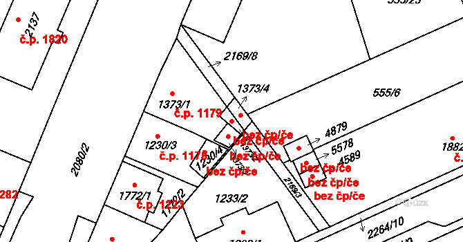 Šumperk 42017394 na parcele st. 1373/2 v KÚ Šumperk, Katastrální mapa