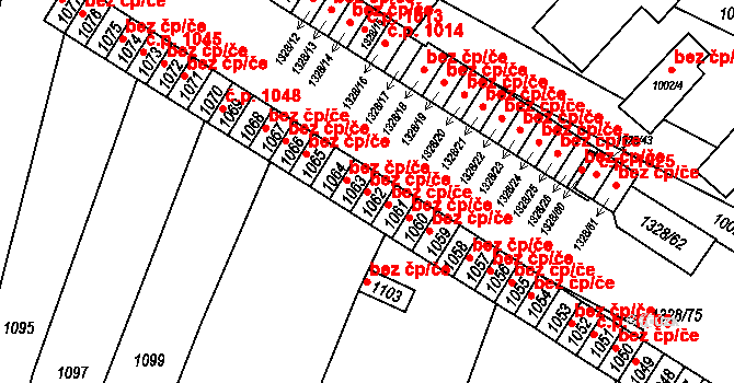 Brodek u Přerova 43805396 na parcele st. 1062 v KÚ Brodek u Přerova, Katastrální mapa
