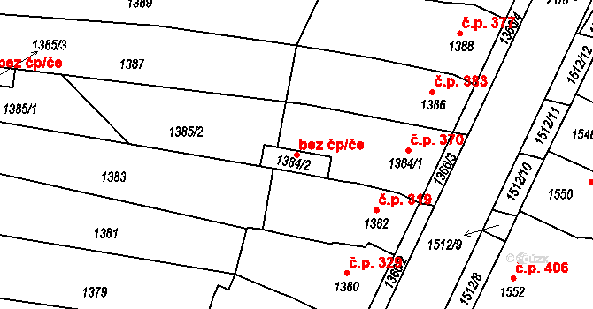 Morkovice-Slížany 53884396 na parcele st. 1384/2 v KÚ Morkovice, Katastrální mapa