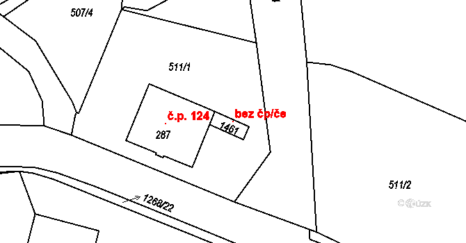 Hejnice 102995397 na parcele st. 1461 v KÚ Hejnice, Katastrální mapa