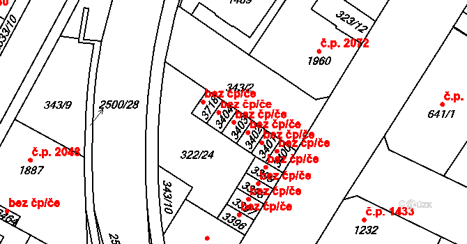 Jablonec nad Nisou 84, Katastrální mapa