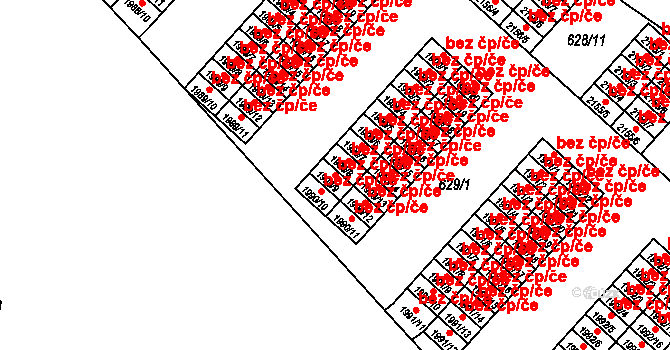 Jičín 45943397 na parcele st. 1990/9 v KÚ Jičín, Katastrální mapa