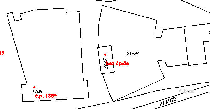 Sezimovo Ústí 40923398 na parcele st. 2747 v KÚ Sezimovo Ústí, Katastrální mapa