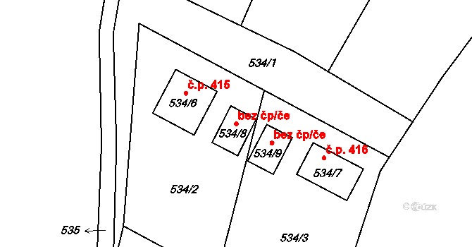 Lipno nad Vltavou 80486398 na parcele st. 534/8 v KÚ Lipno nad Vltavou, Katastrální mapa