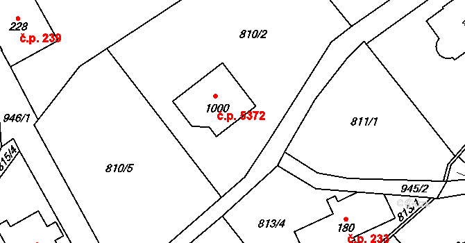 Kokonín 42, Jablonec nad Nisou na parcele st. 107 v KÚ Kokonín, Katastrální mapa