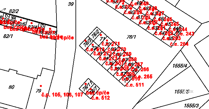 Klášterec nad Ohří 49495399 na parcele st. 74 v KÚ Miřetice u Klášterce nad Ohří, Katastrální mapa