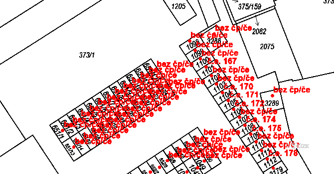 Mariánské Lázně 44667400 na parcele st. 651/24 v KÚ Úšovice, Katastrální mapa