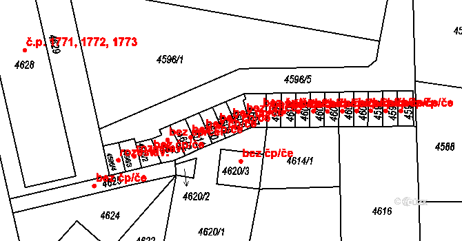 Česká Lípa 42245401 na parcele st. 4609 v KÚ Česká Lípa, Katastrální mapa