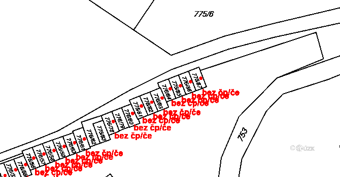 Jemnice 43376401 na parcele st. 776/84 v KÚ Jemnice, Katastrální mapa