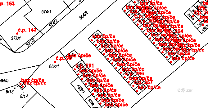 Přerov 43877401 na parcele st. 647 v KÚ Újezdec u Přerova, Katastrální mapa
