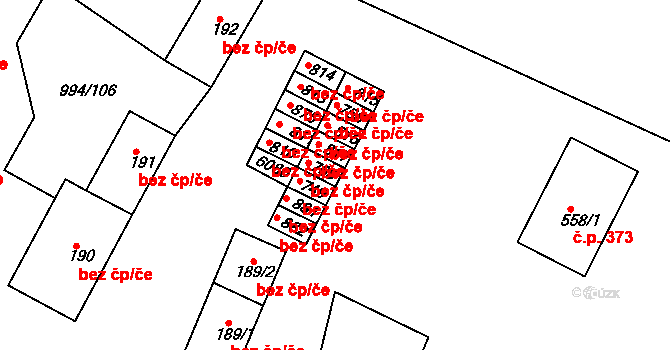 Jevišovice 48439401 na parcele st. 749 v KÚ Jevišovice, Katastrální mapa