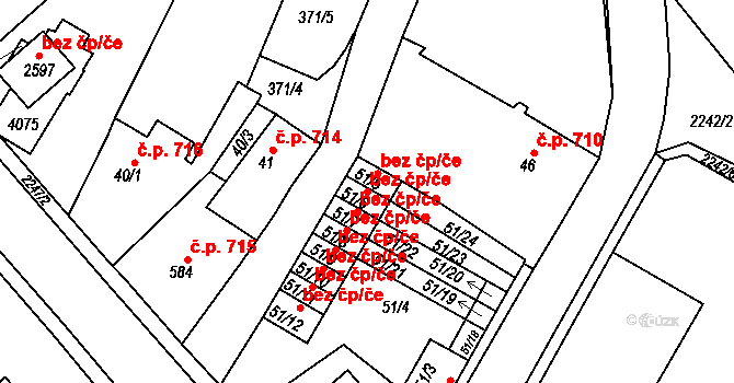 Lomnice nad Popelkou 47713402 na parcele st. 51/6 v KÚ Lomnice nad Popelkou, Katastrální mapa