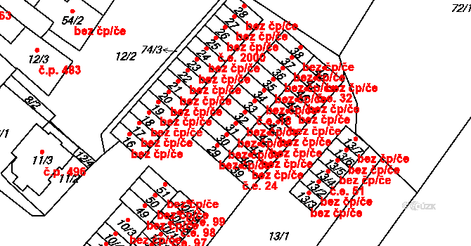 Teplice 39158403 na parcele st. 31 v KÚ Sobědruhy, Katastrální mapa