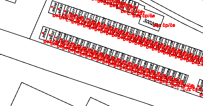 Litoměřice 47617403 na parcele st. 3002/53 v KÚ Litoměřice, Katastrální mapa