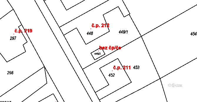 Rýmařov 48624403 na parcele st. 449/2 v KÚ Janušov, Katastrální mapa