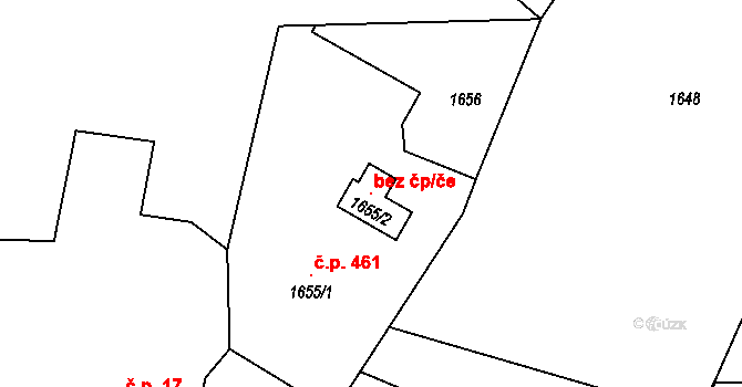 Petrovice u Karviné 48699403 na parcele st. 1655/2 v KÚ Petrovice u Karviné, Katastrální mapa