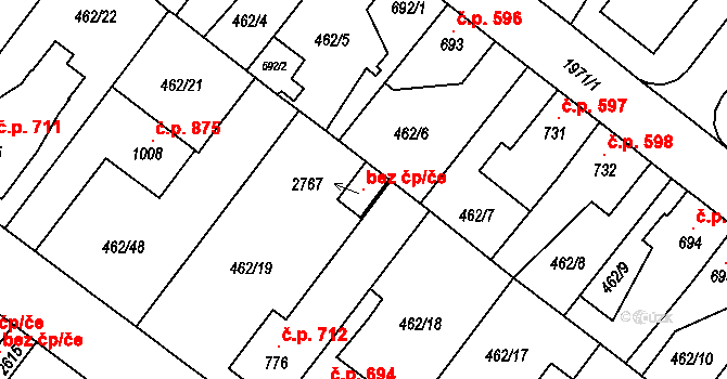 Třebechovice pod Orebem 101301405 na parcele st. 2767 v KÚ Třebechovice pod Orebem, Katastrální mapa