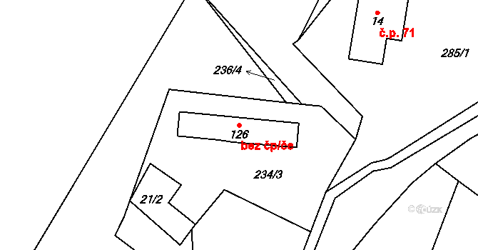 Druzcov 58, Osečná, Katastrální mapa