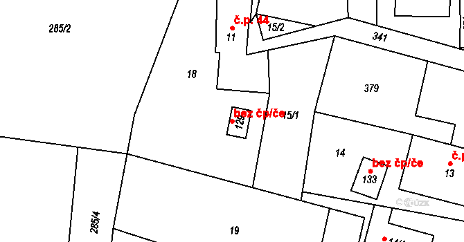 Lipinka 38996405 na parcele st. 129 v KÚ Lipinka, Katastrální mapa