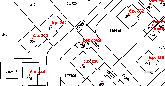 Mratín 82493405 na parcele st. 538 v KÚ Mratín, Katastrální mapa
