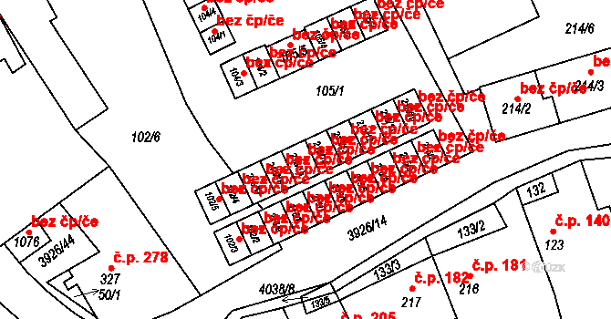 Kryry 40606406 na parcele st. 215/15 v KÚ Kryry, Katastrální mapa