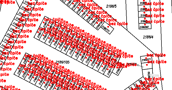 Dobruška 44263406 na parcele st. 2186/26 v KÚ Dobruška, Katastrální mapa