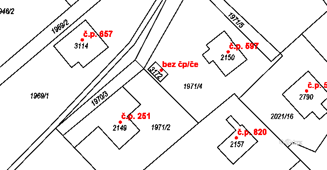 Ostravice 47321407 na parcele st. 3172 v KÚ Ostravice 1, Katastrální mapa