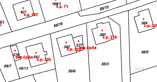 Čechtice 49207407 na parcele st. 577 v KÚ Čechtice, Katastrální mapa