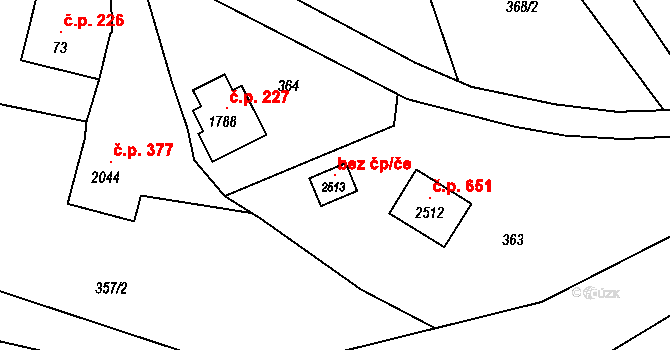 Morávka 104170409 na parcele st. 2513 v KÚ Morávka, Katastrální mapa