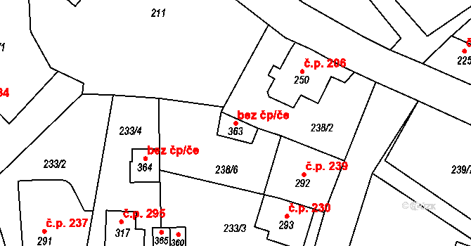 Libá 43131409 na parcele st. 363 v KÚ Libá, Katastrální mapa