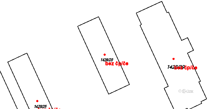Bohumín 43976409 na parcele st. 1428/28 v KÚ Nový Bohumín, Katastrální mapa