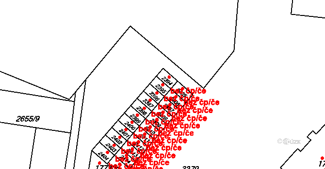 Lysá nad Labem 40089410 na parcele st. 2395 v KÚ Lysá nad Labem, Katastrální mapa